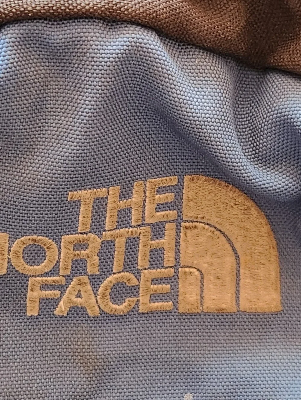 THE NORTH FACE Yavapai Backpack Blue Vintage 30 Liter Nylon Laptop Hiking Travel